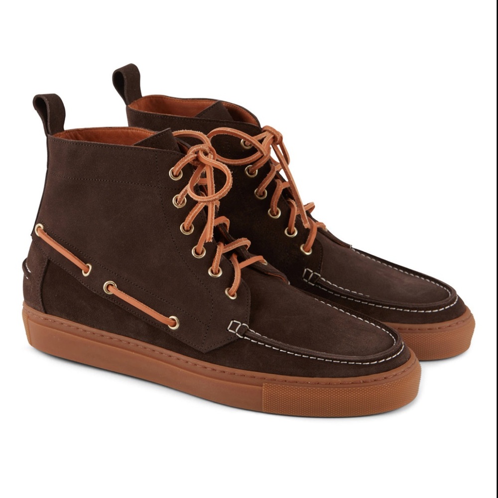 Ortigni High-Top Boat Shoe in Suede